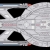 Luna Class Starship USS Republic (NCC-81371), Dorsal View